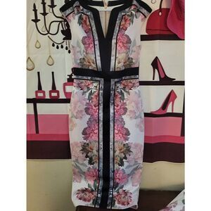 Stunning Ted Baker midi floral dress sz2